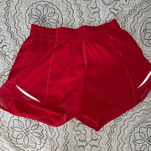 Lululemon low rise Hotty Hot shorts, size 4 with 4 inch inseam